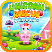 Unicorn Rescue: Bubble Pop Match icon