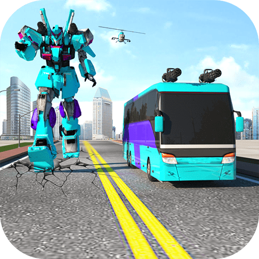 Bus Robot Car Flying Transform – New Robot Game icon