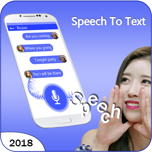 Write Message by Voice:Make text by voice icon
