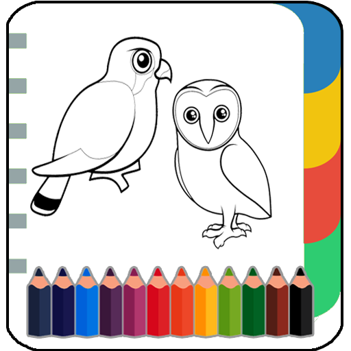 Birds Coloring &amp; Drawing Book- icon