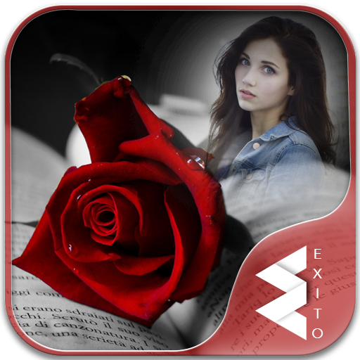 Red Rose Photo Frames icon