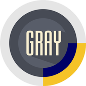 Gray Smart Launcher Theme icon