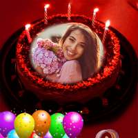 Pic on Birthday Cake with Name and Photo Maker on 9Apps