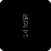 Always On Display Clock: AMOLED icon