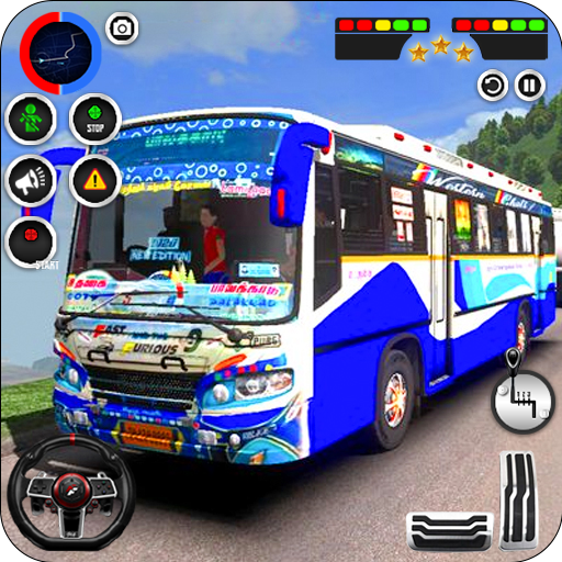 Passagierbus-Fahrspiel 3d icon