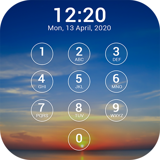 Lock screen password - Screen lock icon