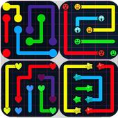 Flow Free 💪 brain dots 💪 connect dot to dot icon