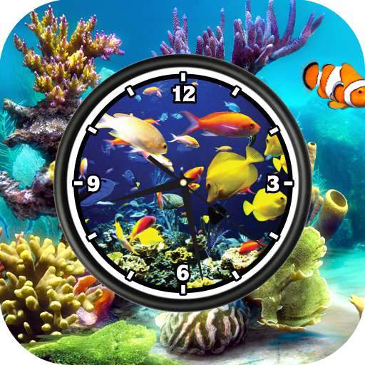 Aquarium Clock live wallpaper icon