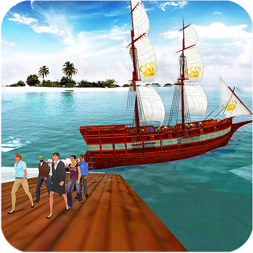 Water Taxi: Pirate Ship Transport 3D icon