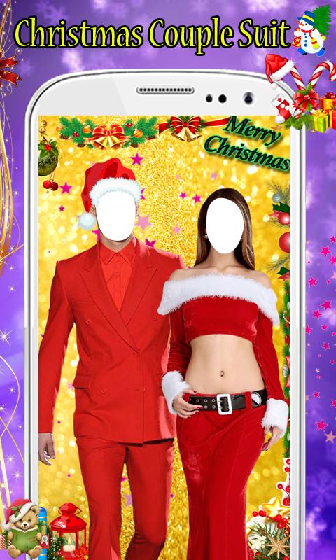 Christmas Couple Photo Montage screenshot 4