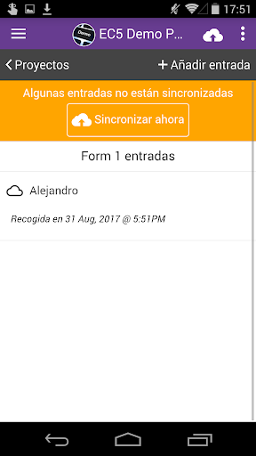 Epicollect5: Recogida de datos screenshot 5