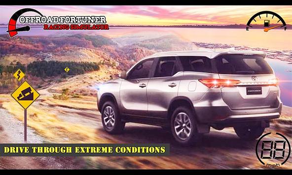 Offroad Prado Car Driver Fortuner Racing Simulator screenshot 2
