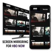Screen Stream Mirroring for HBO Now &amp; HBO GO -Free icon