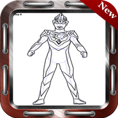 Drawing Ultraman Step by Step أيقونة