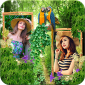 лесные двойные фоторамки иконка