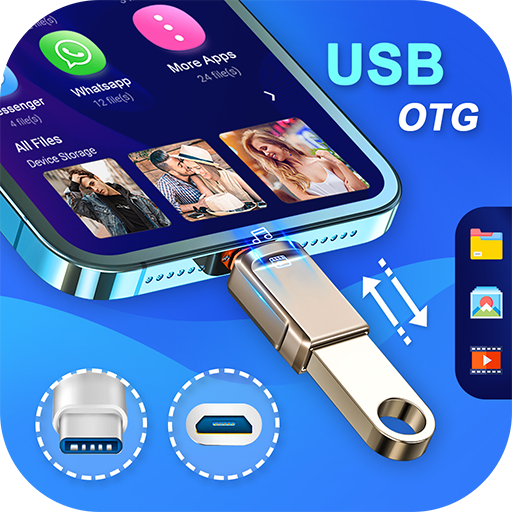 USB to OTG Converter: USB Driver for Android icon
