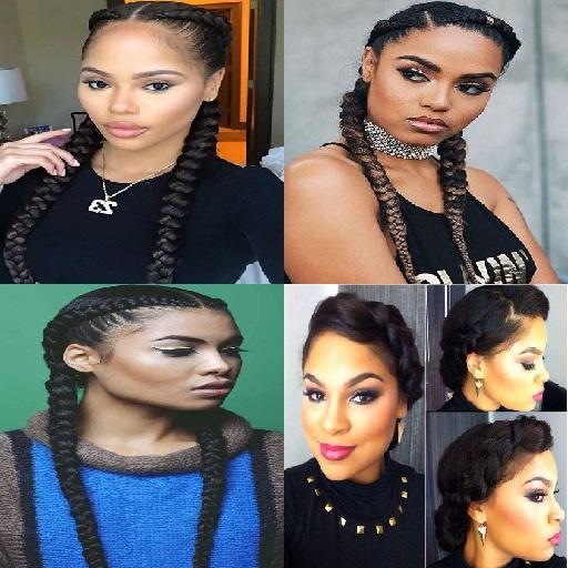 Dutch Braids Hairstyles. أيقونة