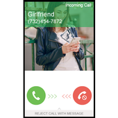 Fake Call Girlfriend prank icon