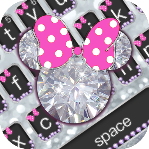 Twinkle minny bowknot keyboard أيقونة
