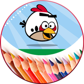 Coloring Book For Angry Birds icon