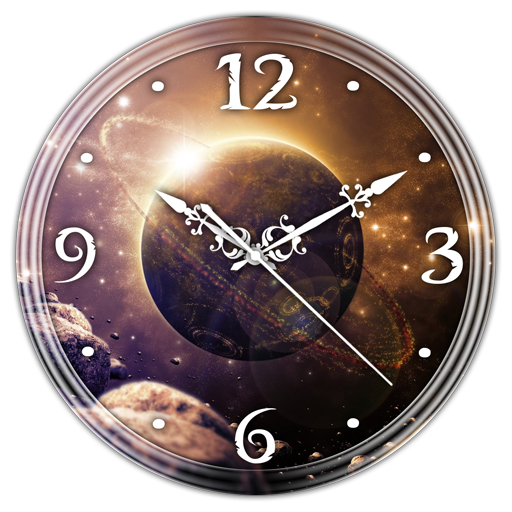 Planets Clock Live Wallpaper icon