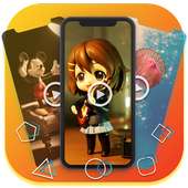 Animated Full Screen VIdeo Status Share Chat Eran