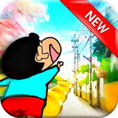 Temple ShinChan Sakura Run icon