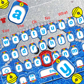 Blue Cat Diamond Keyboard Theme icon