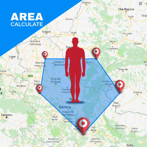 Gps location, Area Calculator icon