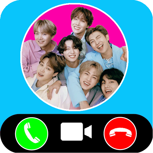 BTS Kpop Video Call &amp; chat Simulator icon