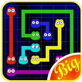 Connect the dots - color connect - pipes connect icon