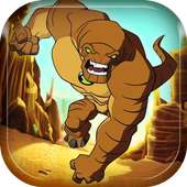 Alien Ben Humansaur Transform 2 -Giant Force Fight