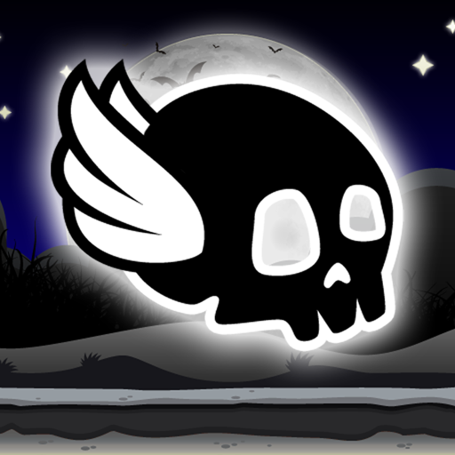 Winged Skull In The Dark icon