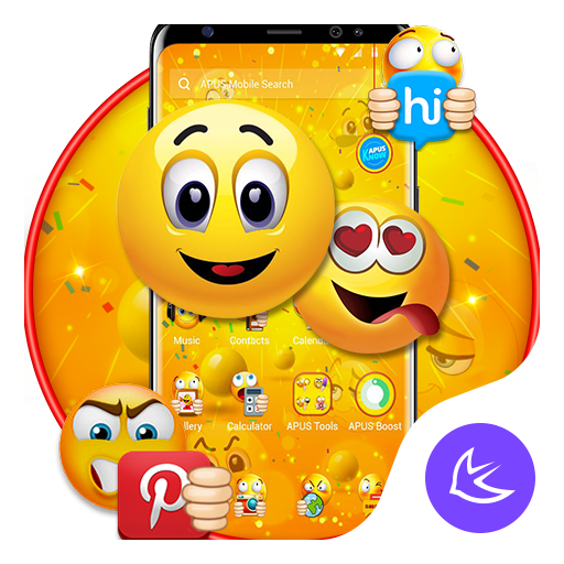 Funny Emoji APUS Launcher theme icon