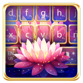 ikon Lovely Pink Flower Keyboard