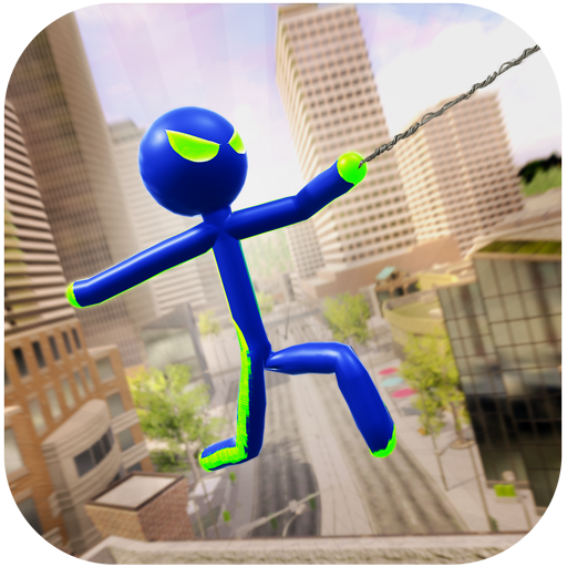 Grand Stickman Mafia-Stickman Rope Hero Adventure icon