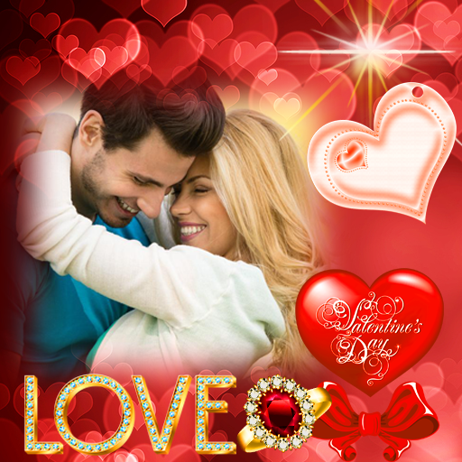 Valentine's Day Photo Frame. icon