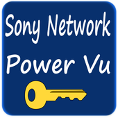 Sony Network New Power VU key icon