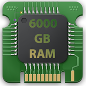 6000 GB storage space icon