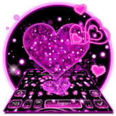 Funkelndes Neon Pink icon