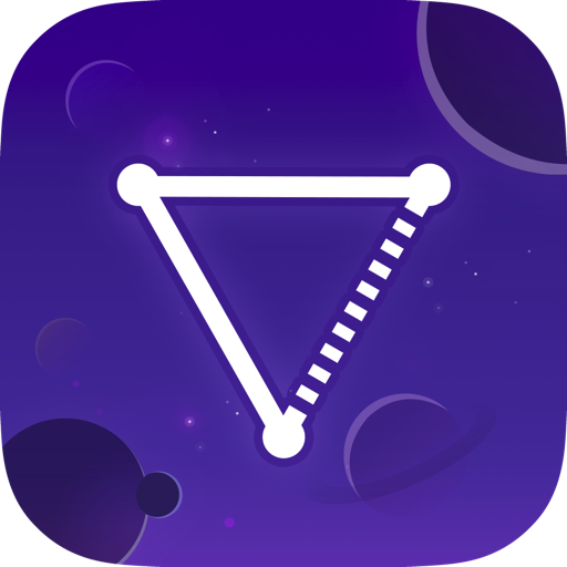 Star2Star - One Stroke Brain Puzzle Game icon
