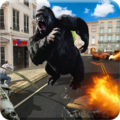 Angry Gorilla City Smasher: Incredible Monster icon