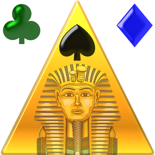 Piramidroid. Pyramid Solitaire. Card game icon