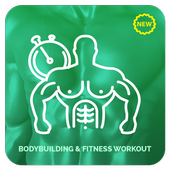 Bodybuilding &amp; fitness workout icon