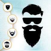 Beard Photo editor: Real Salon Hairstyle Glasses on 9Apps