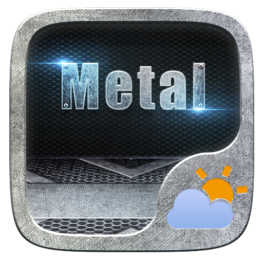 Metal GO Weather Widget Theme أيقونة