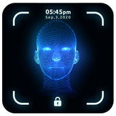 Face Scanner Lock Screen Prank icon