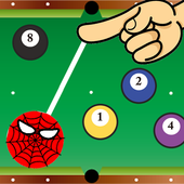 Spider Swing Ball Pool - pocket billiards icon