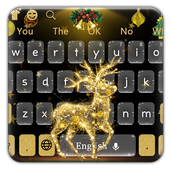 Golden Reindeer Elf Keyboard icon