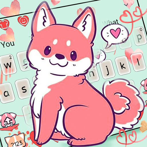 Cute Corgi Dog keyboard Theme icon